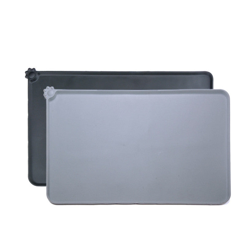 Einfarbige Silikon-Futtermatte für Haustiere