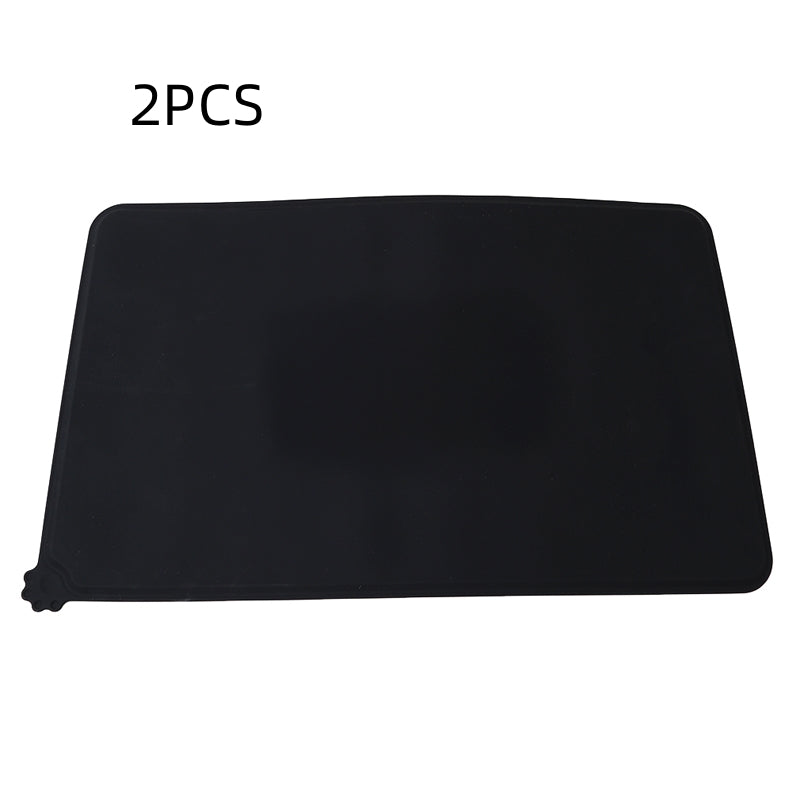 Einfarbige Silikon-Futtermatte für Haustiere