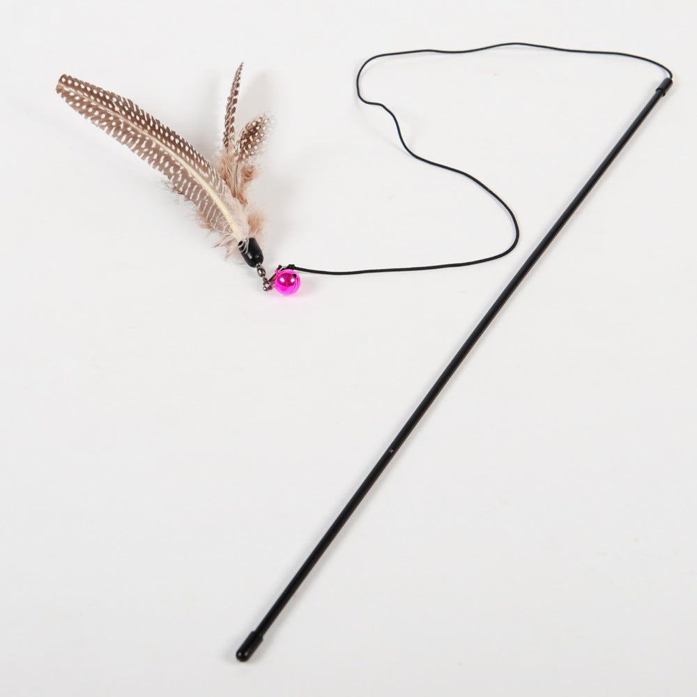 Lustiger Katzen-Spielstab aus Holz (Haustierspielzeug)